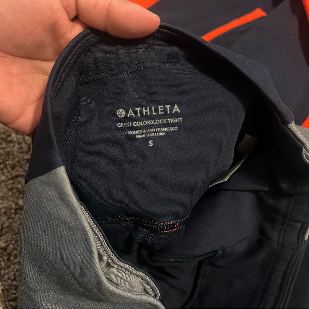 Athleta crest colorblock tight size small - Picture 5 of 7